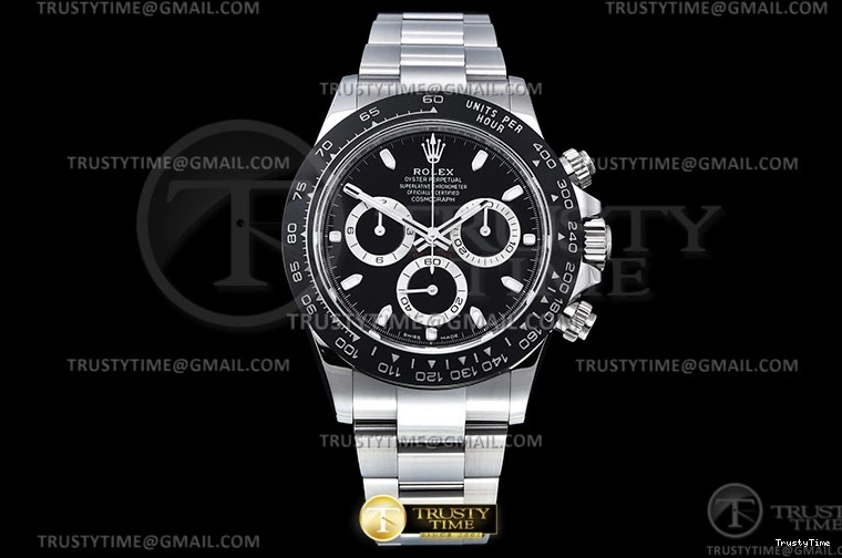 0715 Upgraded ROLDYT0348B – Daytona 116500 CER SS Black 904L BTF Asia 947